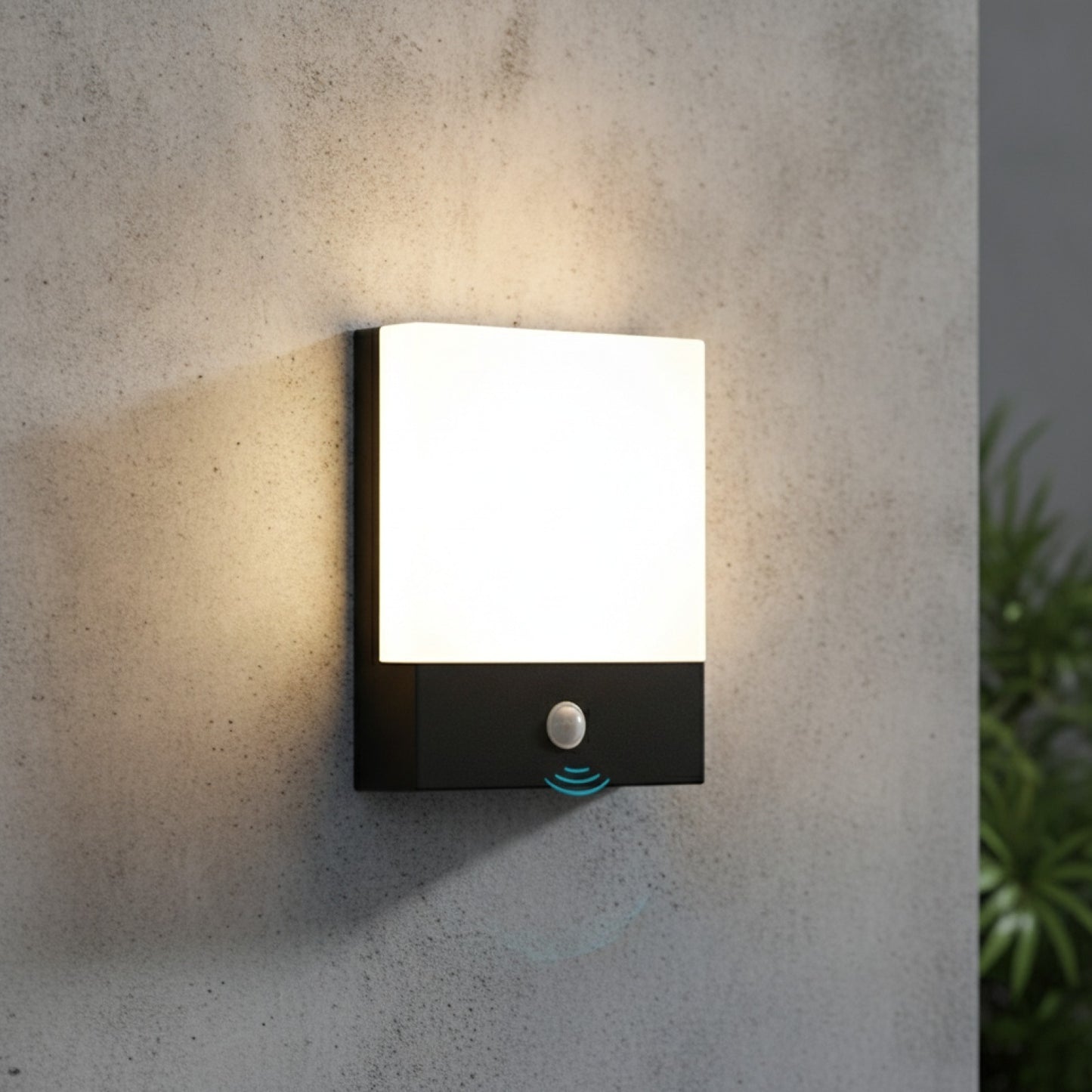 Applique Murale LED Extérieure Étanche avec Détecteur de Mouvement - Pour Terrasse, Cour, Balcon, Porte d'Entrée, Allée, Jardin