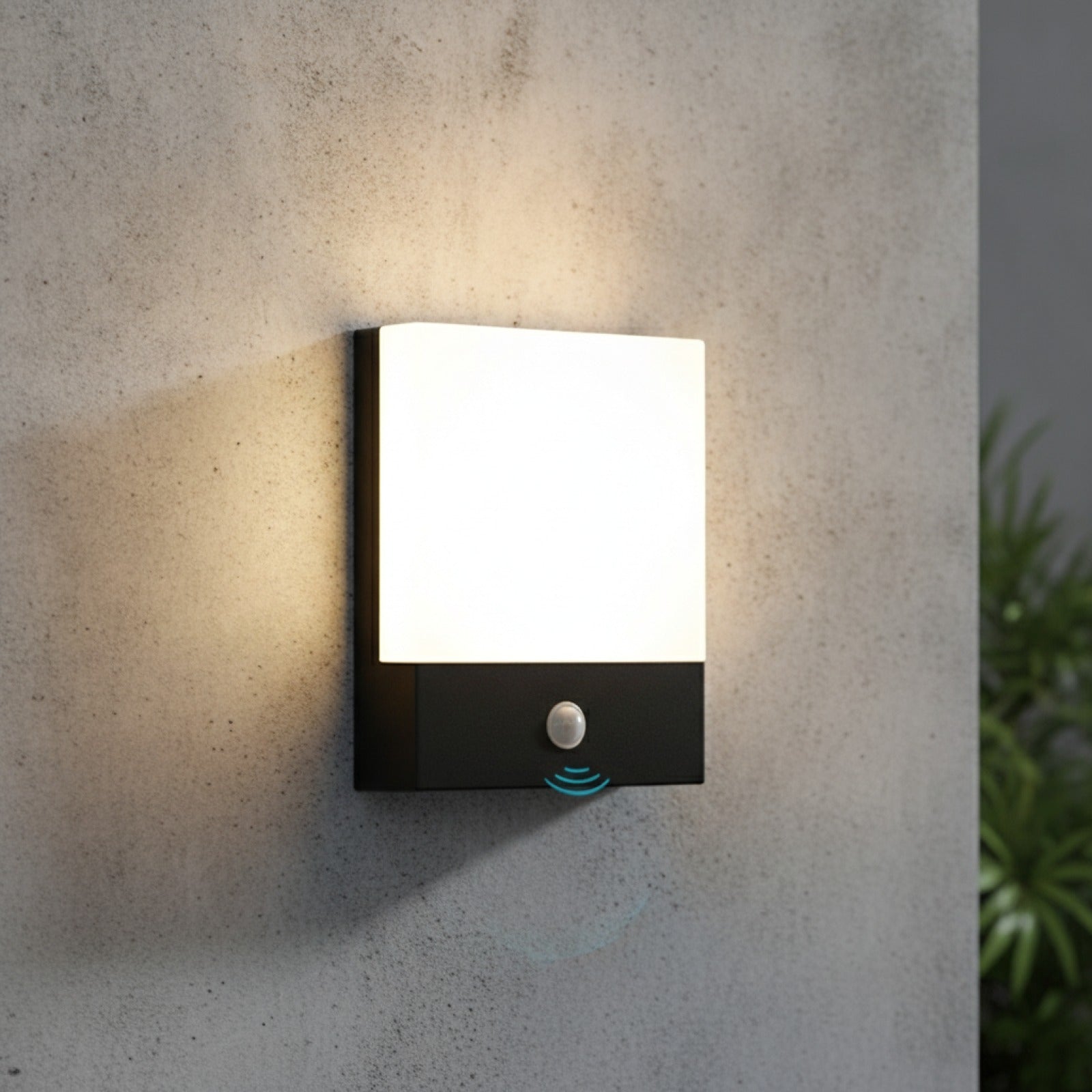 Applique Murale LED Extérieure Étanche avec Détecteur de Mouvement - Pour Terrasse, Cour, Balcon, Porte d'Entrée, Allée, Jardin
