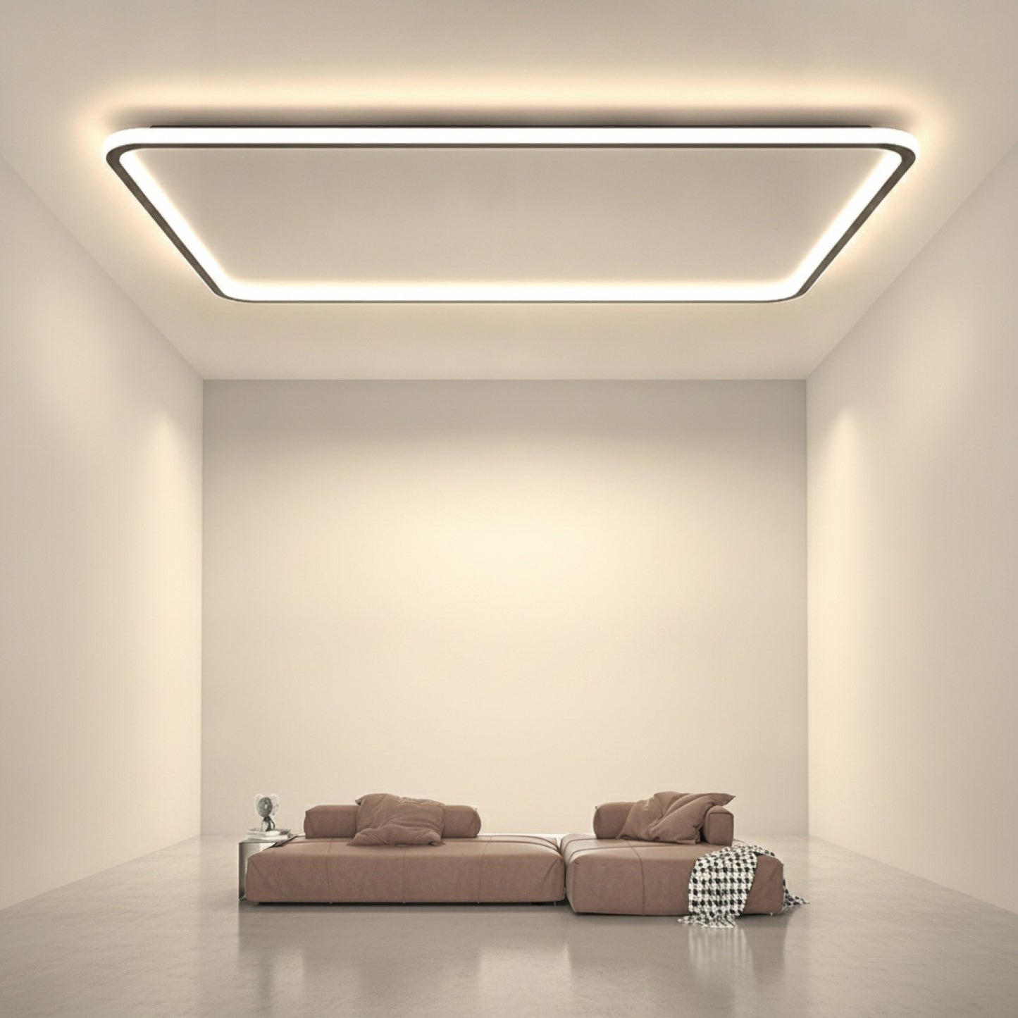 Plafonnier LED Moderne Minimaliste Gradation Ultra-Mince - Salon, Chambre, Étude