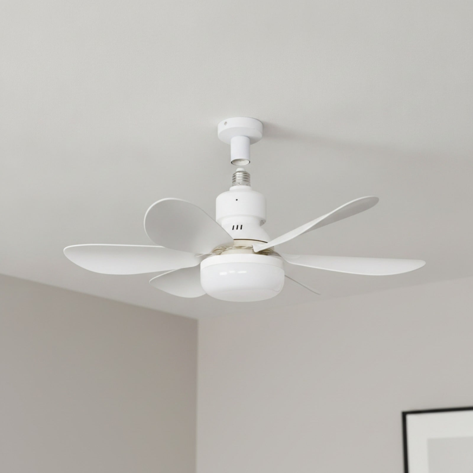 Ventilateur de Plafond LED 30W avec Télécommande et Gradation - Blanc, Noir, Coloré