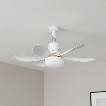 Ventilateur de Plafond LED 30W avec Télécommande et Gradation - Blanc, Noir, Coloré